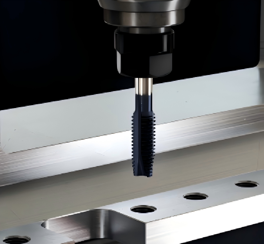 Spiral Point Tap for Through Hole Tapping